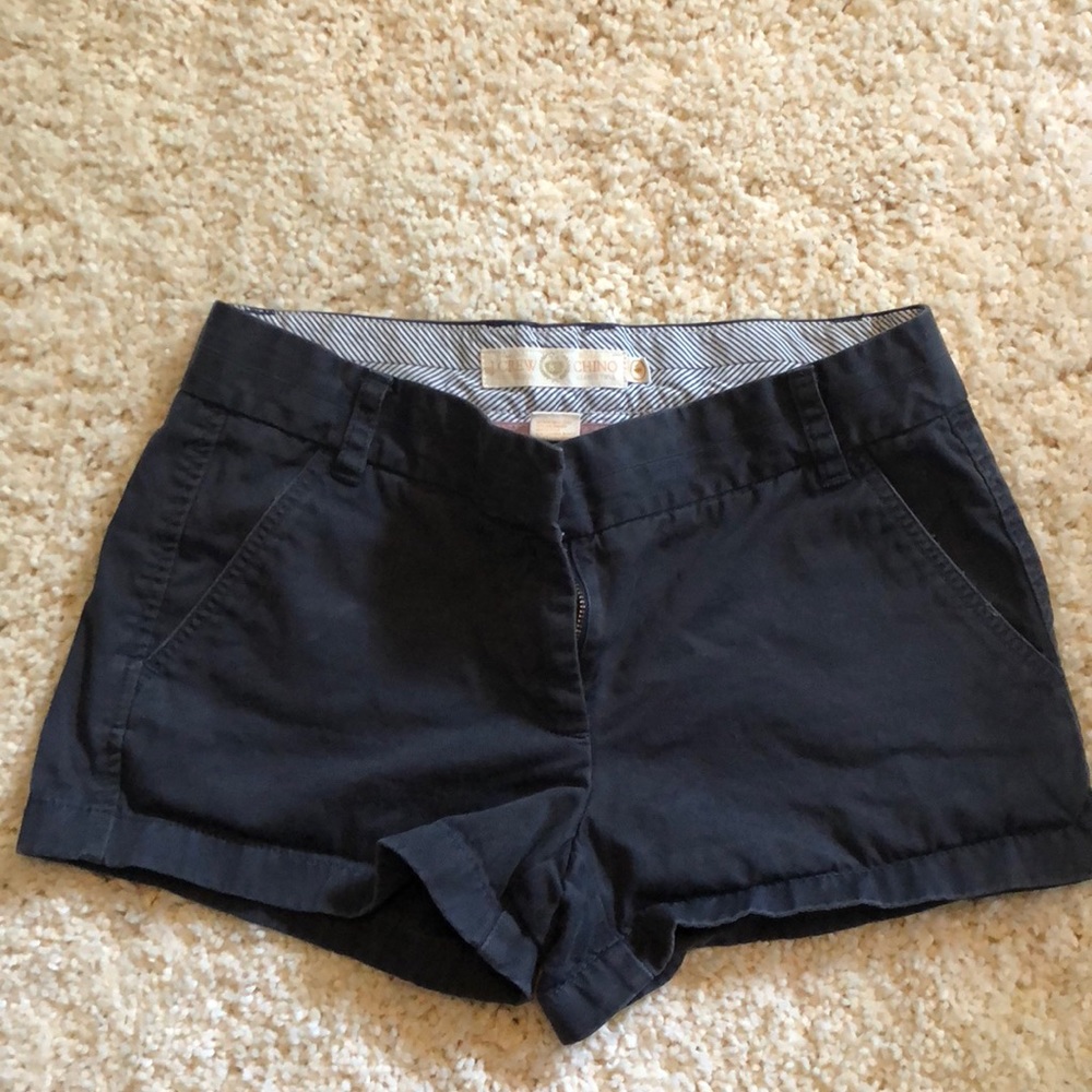 Navy J Crew Shorts